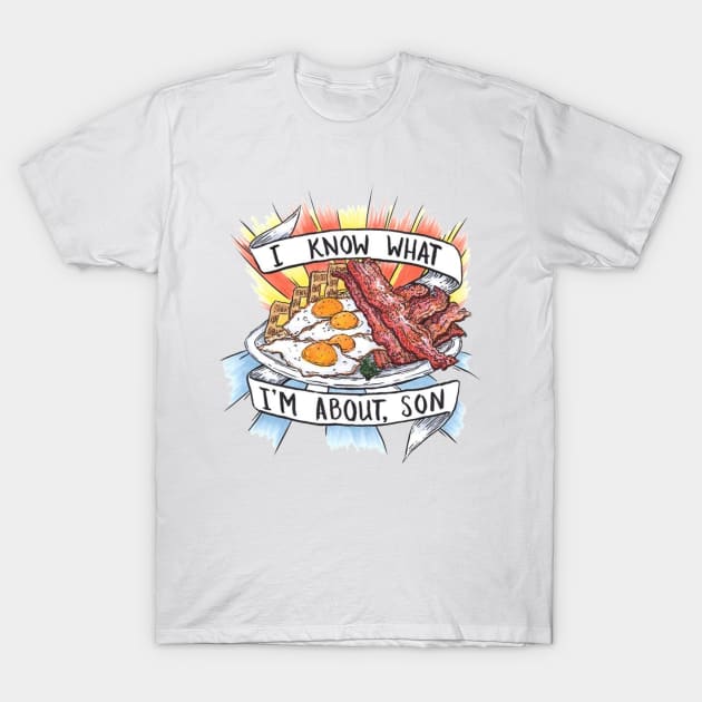 Breakfast T-Shirt by cptpuggles